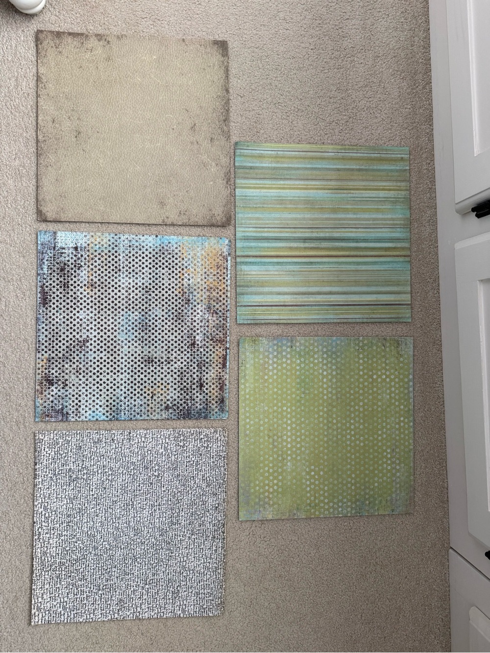 10 Pieces of Scrapbooking Paper (2 of each print)